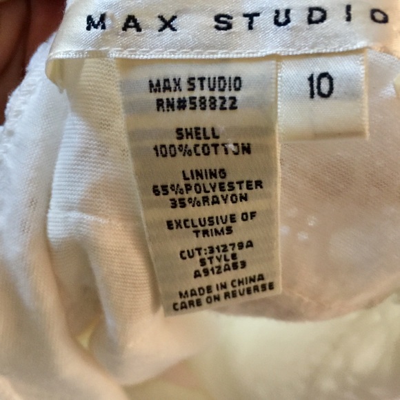 Max Studio White Midi Dress - Picture 4 of 5